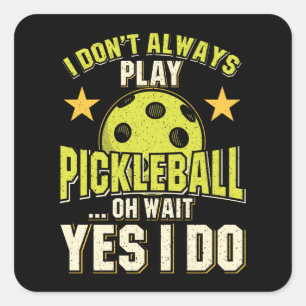 Sticker Carré Pickleball