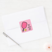 Sticker Carré Pickleball (Enveloppe)