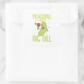 Sticker Carré Pickleball C'est un genre de jeu de jeu de jeu Big (Sac)