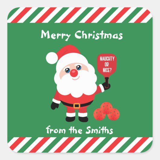 Sticker Carré Pickley 🎅 Père Noël (Devant)