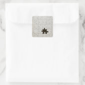 Sticker Carré Pièce de puzzle blanche manquante (Sac)