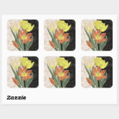 Sticker Carré Pièce maîtresse II (Feuille)