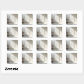 Sticker Carré Pièce minimaliste (Feuille)