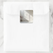 Sticker Carré Pièce minimaliste (Sac)