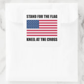 Sticker Carré Pied Pour Drapeau À La Croix (Sac)