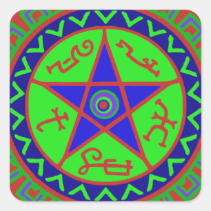 Sticker Carré Piège du Diable