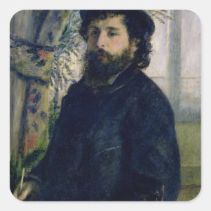 Sticker Carré Pierre A Renoir   Portrait de Claude Monet