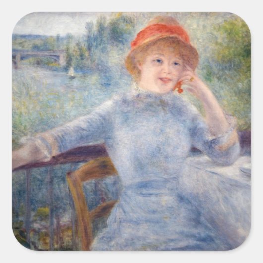 Sticker Carré Pierre Auguste Renoir - Alphonsine Fournaise (Devant)
