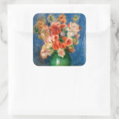Sticker Carré Pierre-Auguste Renoir - Bouquet (Sac)
