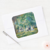 Sticker Carré Pierre-Auguste Renoir - La fête à Saint-Cloud (Enveloppe)