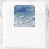 Sticker Carré Pierre-Auguste Renoir - La mer (Sac)