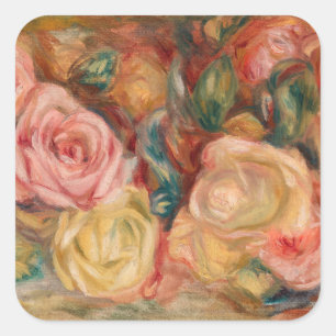 Sticker Carré Pierre-Auguste Renoir - Rose
