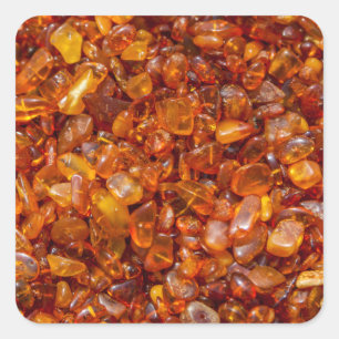 Sticker Carré Pierre d'ambre