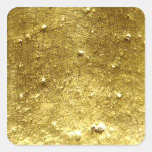 Sticker Carré Pierre d'or