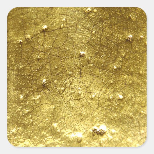 Sticker Carré Pierre or (Devant)