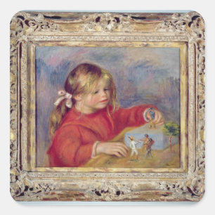 Sticker Carré Pierre un Renoir Claude Renoir au jeu