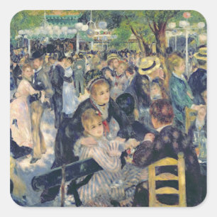 Sticker Carré Pierre une boule de Renoir   chez Moulin de la