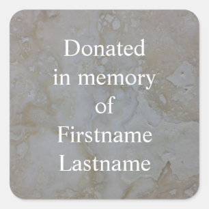 Sticker Carré Pierres d'autocollant de don