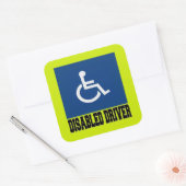 Sticker Carré Pilote désactivé (Enveloppe)