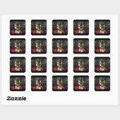 Sticker Carré PILOTE SPACESHIP ANDROID XENIA, Science-fiction (Feuille)