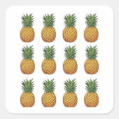 Sticker Carré Pineapple  (Devant)