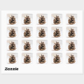 Sticker Carré Pinecone (Feuille)