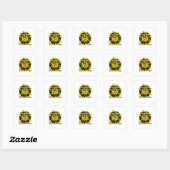 Sticker Carré Ping Tout Tire Rien (Feuille)