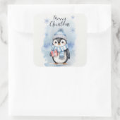 Sticker Carré "Pingouin mignon 2" (Sac)