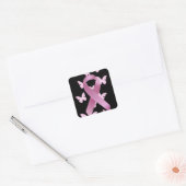 Sticker Carré Pink Aware Ribbon (Enveloppe)