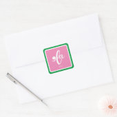Sticker Carré Pink Green Kamala 2024 Dites Son Nom (Enveloppe)