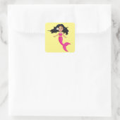 Sticker Carré Pink Mermaid (Sac)