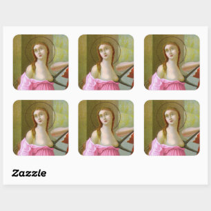 Sticker Carré Pink St. Agatha (M 003)