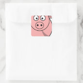 Sticker Carré Pinky pig (Sac)