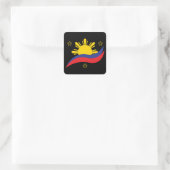Sticker Carré Pinoy Flag (Sac)