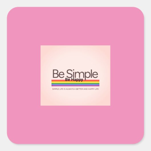 Sticker Carré pin's (Devant)