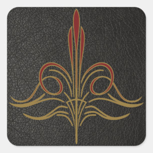 Sticker Carré Pinstripe