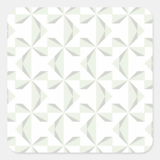 Sticker Carré Pinwheels de Silver (Devant)