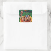 Sticker Carré Piscine d'attente (Sac)