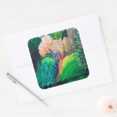 Sticker Carré Piscine sombre (Enveloppe)