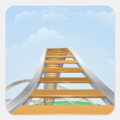 Sticker Carré Piste de rouleaux (Devant)