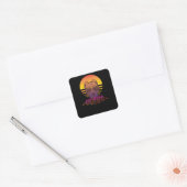 Sticker Carré Pitbull (Enveloppe)