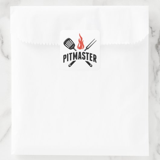 Sticker Carré Pitmaster (Sac)