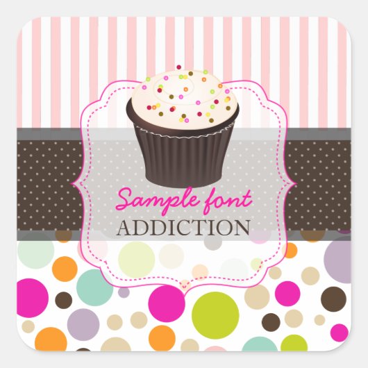 Sticker Carré PixDezines do-it-yourself couleurs/bulle gomme+arr (Devant)