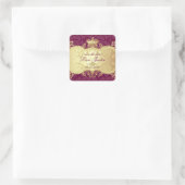 Sticker Carré PixDezines Marie Antoniette/do-it-yourself couleur (Sac)