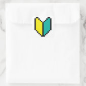 Sticker Carré Pixel 8 bits Wakaba / Mark Shoshinsha (Sac)
