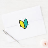 Sticker Carré Pixel 8 bits Wakaba / Mark Shoshinsha (Enveloppe)