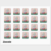 Sticker Carré Pixie Imaginaire Fairy Thunder_Cove (Feuille)