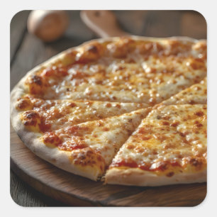Sticker Carré Pizza au fromage