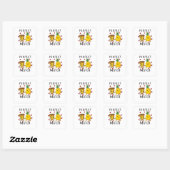 Sticker Carré Pizza Hawaii Pineapple Pizza Food (Feuille)