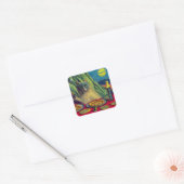 Sticker Carré Pizza Nip (Enveloppe)